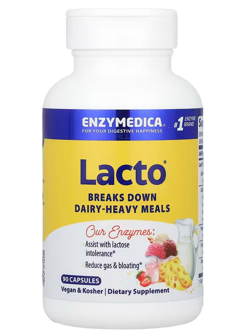 ENZYMEDICA - Lacto 90 Capsules - Image 1