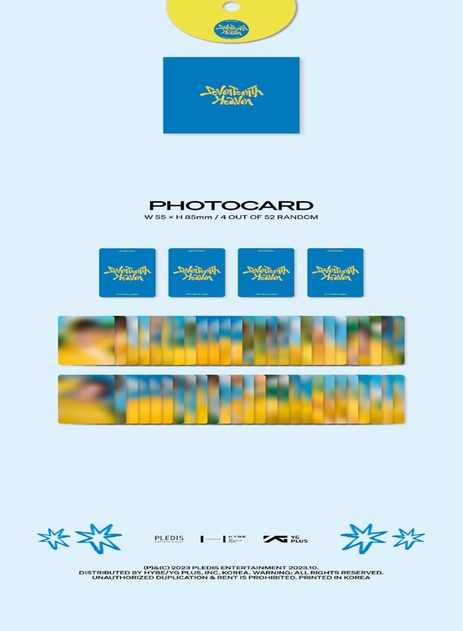 KPOP ألبوم ميني السابع عشر من سيفنتين 11 نسخة كاراط CD + كتيب 24 صفحة + كتاب كلمات 12 صفحة + بطاقة صور 4 صفحات + تتبع مختوم - Image 2