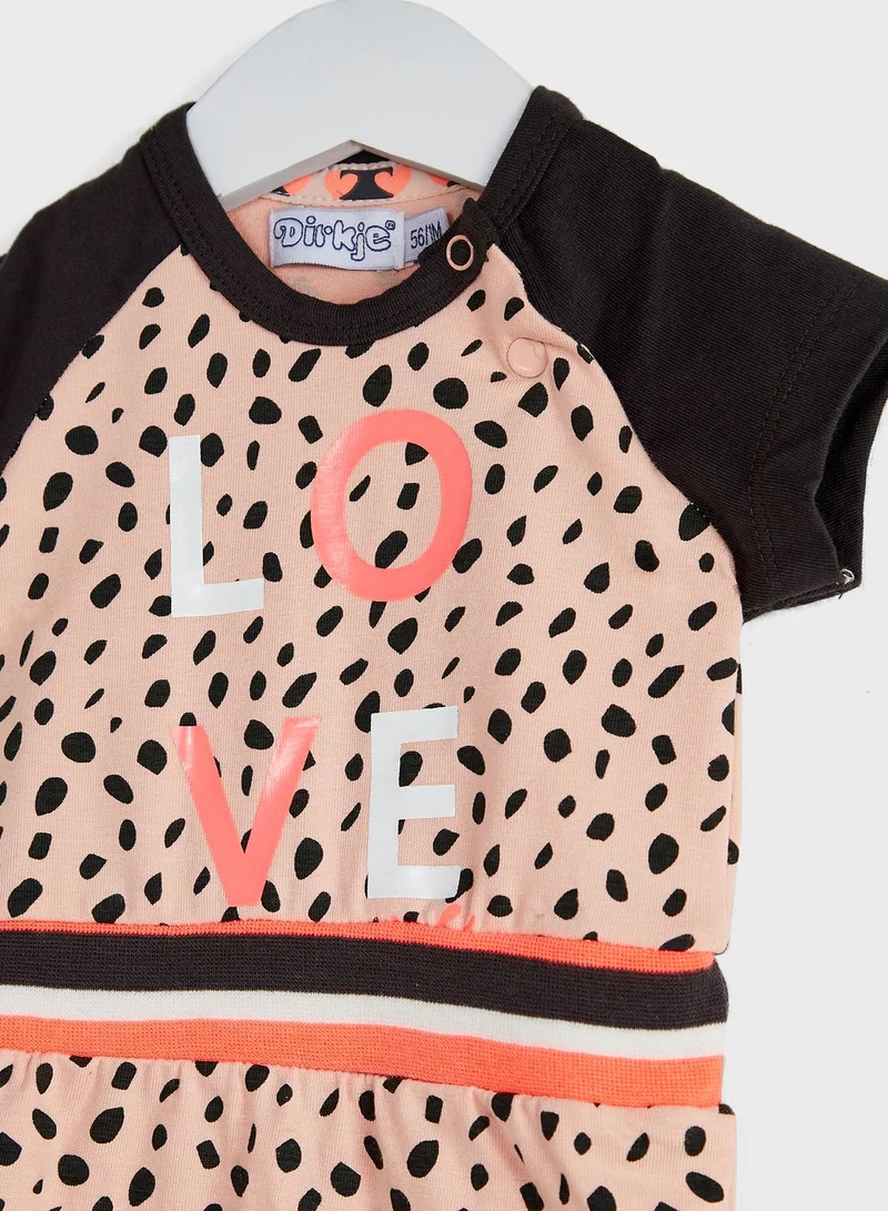 Dirkje Kids Printed Dress