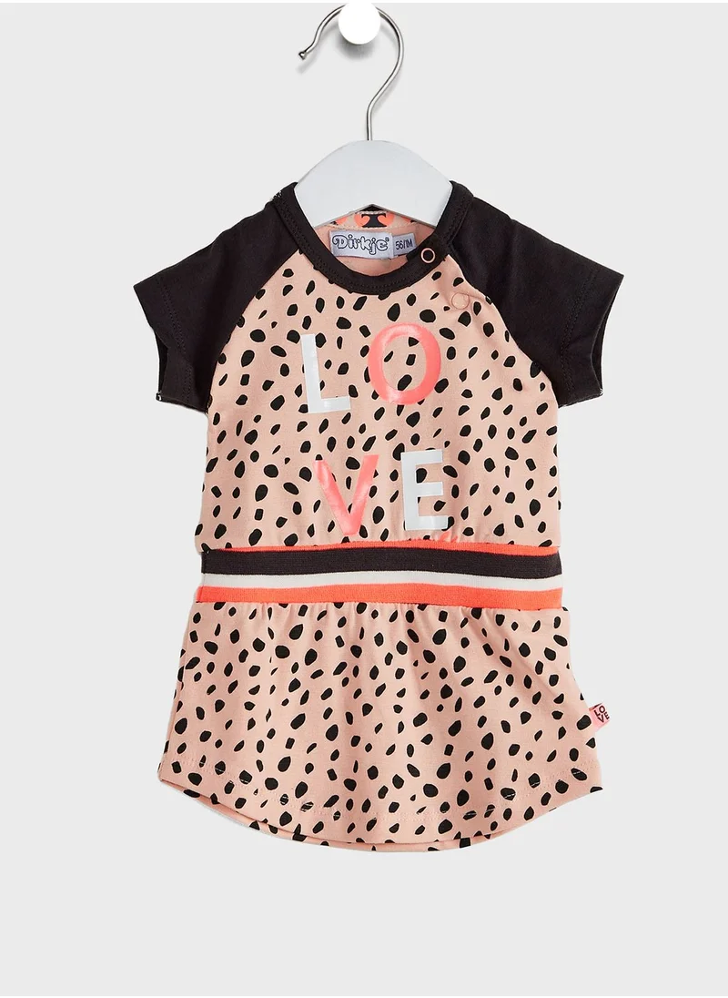 Dirkje Kids Printed Dress