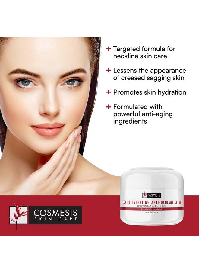 Cosmesis Skin Care Cosmesis Neck Rejuvenating Antioxidant Cream Minimize Sagging Skin Powerful Antiaging Ingredients Promotes Hydration 2Oz  - Image 3