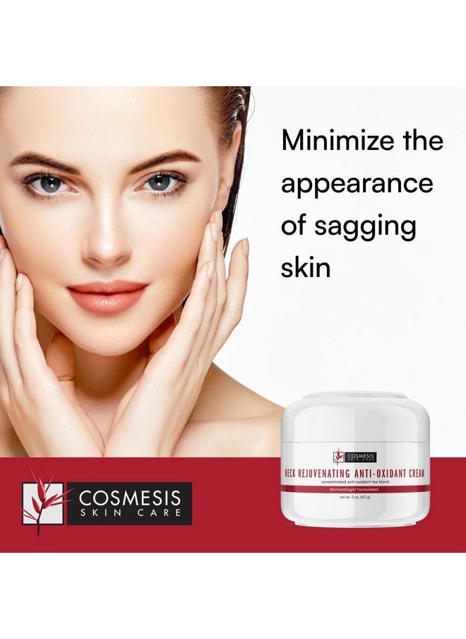 Cosmesis Skin Care Cosmesis Neck Rejuvenating Antioxidant Cream Minimize Sagging Skin Powerful Antiaging Ingredients Promotes Hydration 2Oz  - Image 2