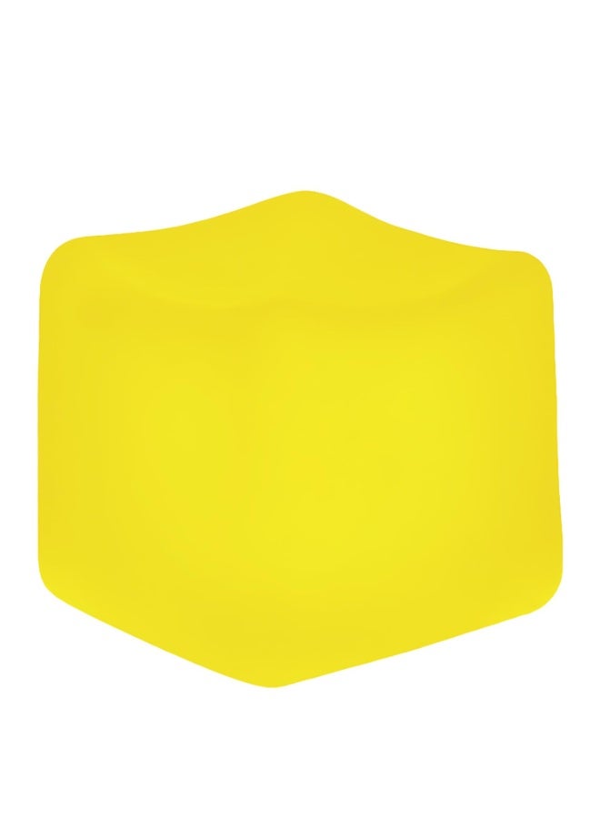 STRBOXONG Sensory Stress Cube – High-Density Gel Filled Squishy Toy with Matte Texture for Kids & Adults, Calming Anxiety Relief, Fidget Stress Ball, Autism-Supportive, 1-Pack in Yellow - Image 1
