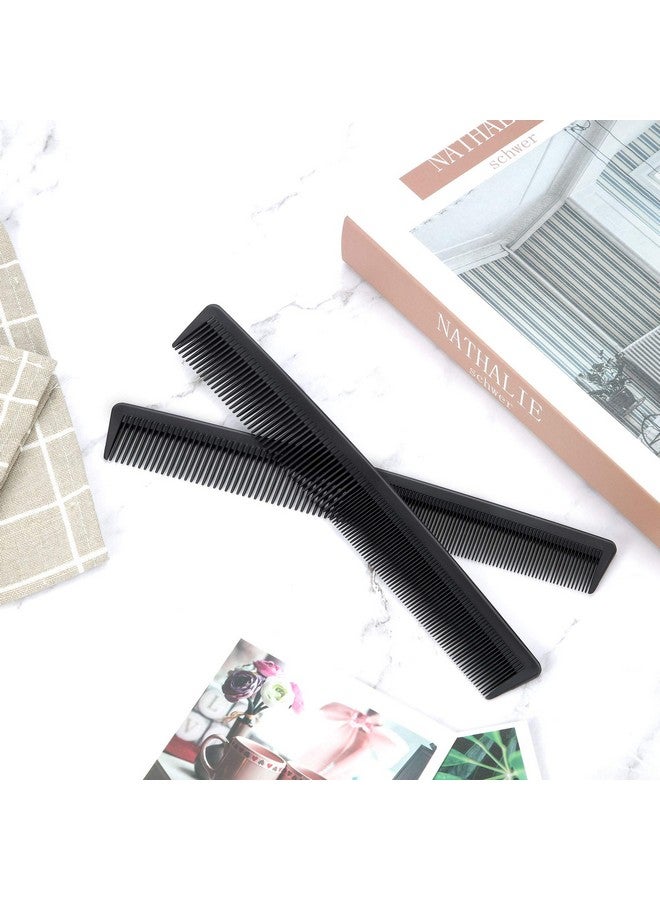 Leinuosen 3 Pack Black Carbon Barber Fiber Cutting Combfine Tooth Hair Combhairdressing Styling Combsheat Resistant Combsstyling Combs For Salon (Style G) - Image 4