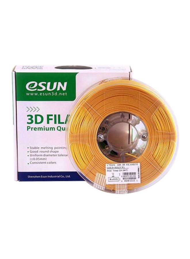 NIBEMINENT 3D Printer Printing Filament Gold  - Image 1