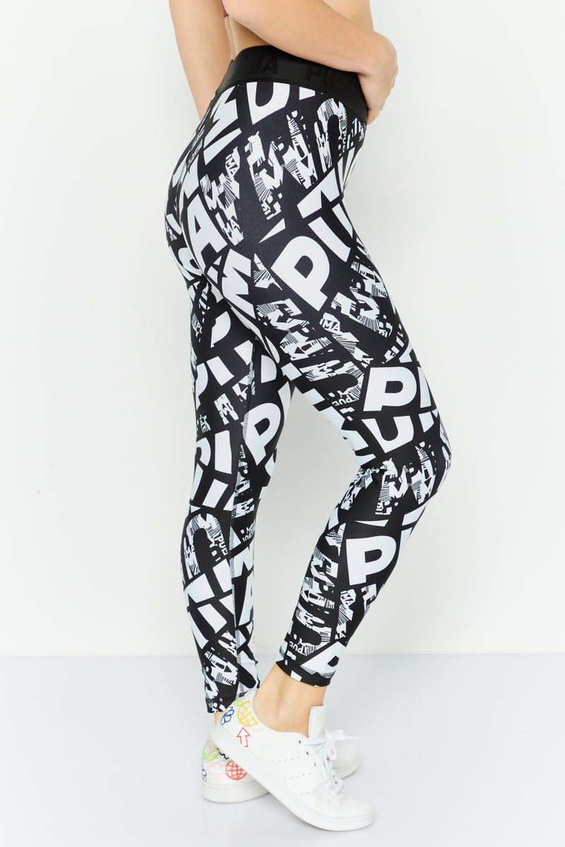 PUMA Women Sportswear Fit Training Leggings, Black - Image 2