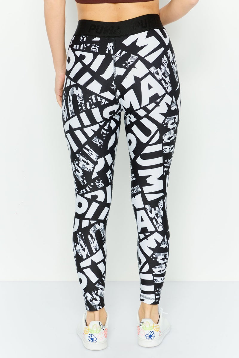 PUMA Women Sportswear Fit Training Leggings, Black - Image 4