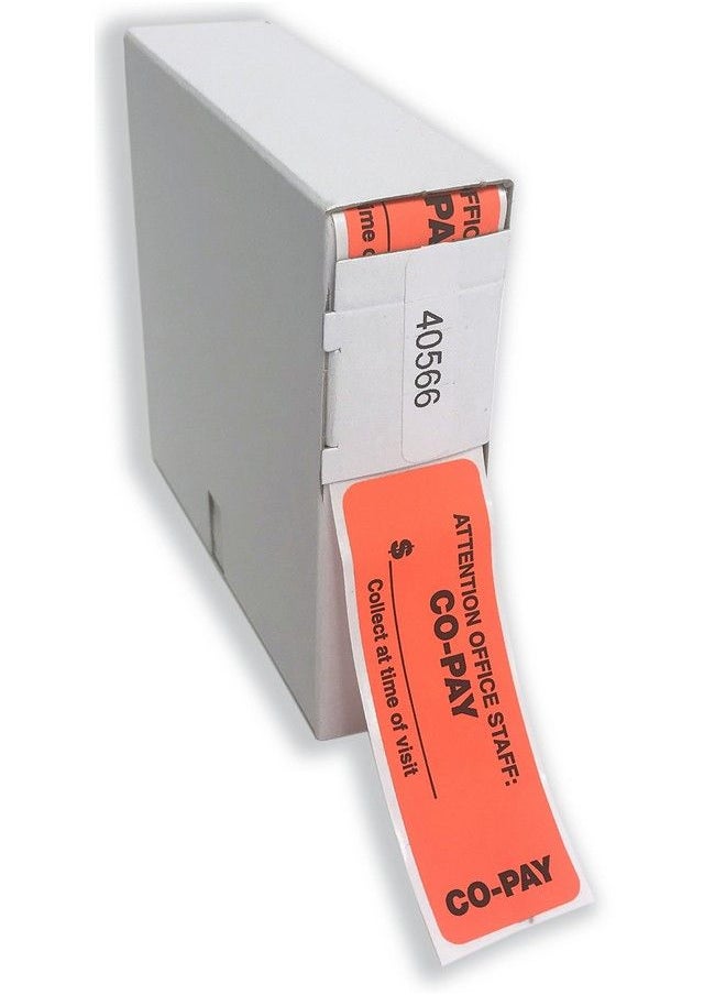 tabbies - Tab40566 Attention Office Staff Medical Labels 1 X 3 Orange 500 Per Roll - Image 1
