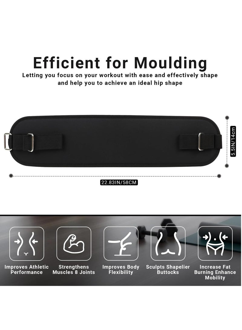 KASTWAVE Hip Thrust Belt for Dumbbells, Kettlebells and Plates, Adjustable Body Belt for Glute Bridge   Workouts, Ideal for Gym Home and Travel - Image 4