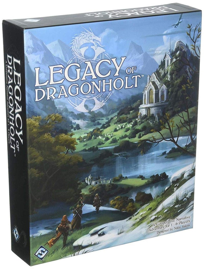 Asmodee Legacy of Dragonholt Roleplaying Game - Cooperative Fantasy Narrative Adventure for Kids & Adults, Ages 14+, 1-6 Players, 90 Minute Playtime - Image 1