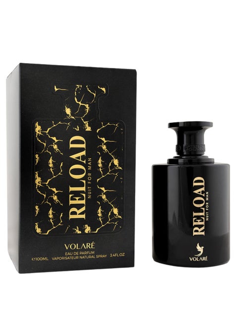 Reload Nuit Eau de Parfum for Man ( Inspired by Hugo Boss Bottled Parfum) - 100 ml