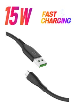 Totulife FLEX Series Cable Micro USB 3.0A 1M - Black  - Image 1
