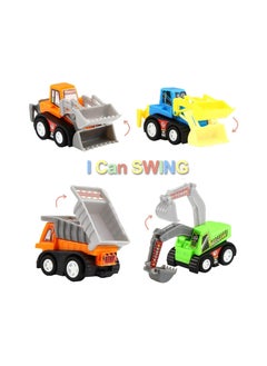 Dubkart Toys Pull Back Vehicles, 12 Pack Mini Assorted Construction Vehicles & Race Car Toy, Vehicles Truck Mini Car Toy for Kids Toddlers Boys Child, Pull Back & Go Car Toy Play Set  - Image 3