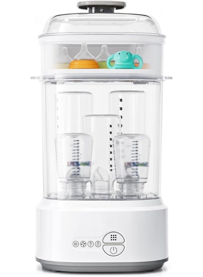 Wtrtr Bottle Sterilizer and Dryer, Compact Electric Steam Baby Bottle Sterilizer, Esterilizador de Biberones - Image 1