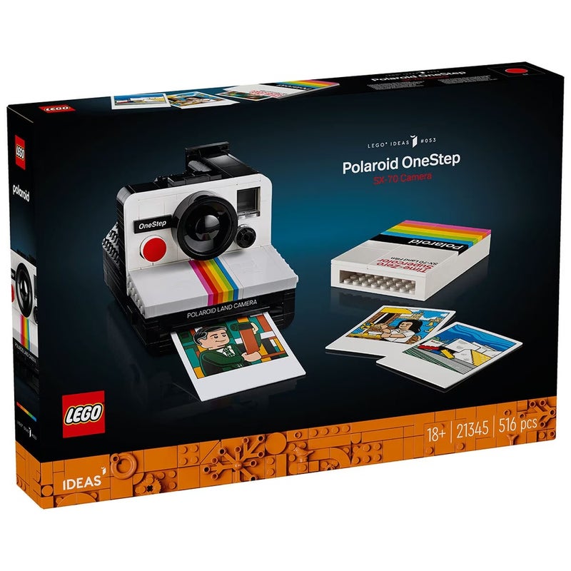 LEGO - Ideas Polaroid OneStep SX-70 Camera 516 Pieces - 21345 - Image 1