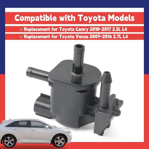 Dusledel 258600V040 Vapor Canister Purge Solenoid Valve Replacement for Toyota for Camry 2010-2017 2.5L L4 for Toyota for Venza 2009-2016 2.7L L4 Replace 25860-0V040 - Image 3