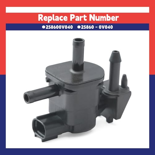 Dusledel 258600V040 Vapor Canister Purge Solenoid Valve Replacement for Toyota for Camry 2010-2017 2.5L L4 for Toyota for Venza 2009-2016 2.7L L4 Replace 25860-0V040 - Image 4