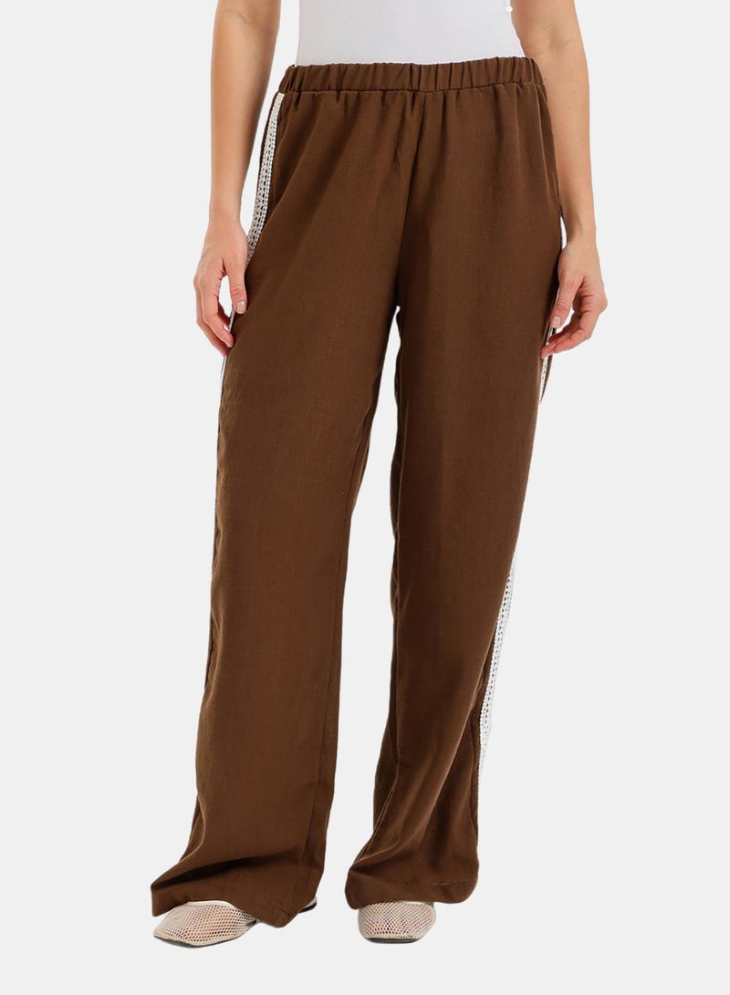 Carina Side-Embroidered Pants - Image 1