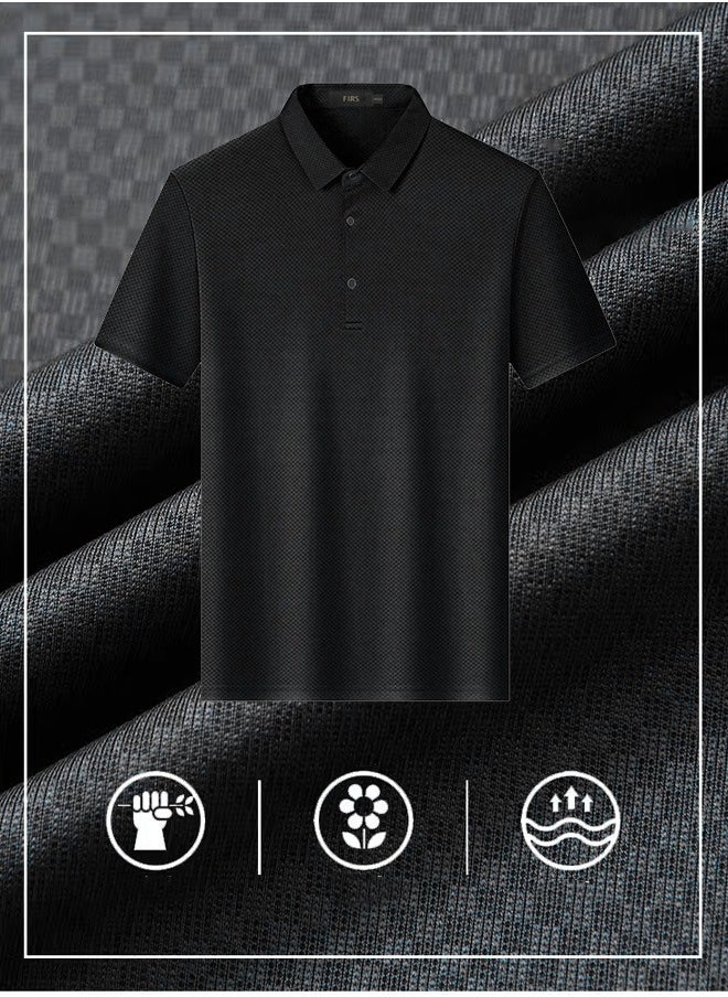 Generic Men's classic polo shirt, short-sleeved polo made from high-quality cotton fabric for men  - Image 5
