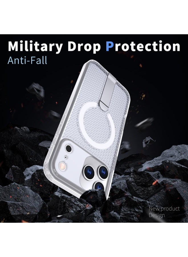 general Heat Dissipation Case for iPhone 17 Pro Max, Shockproof, Scratch-Resistant, Matte Mobile Phone Case with Stand, Breathable Heat Dissipation with Magnetic Protective Case for iPhone 17 Pro Max - Image 2