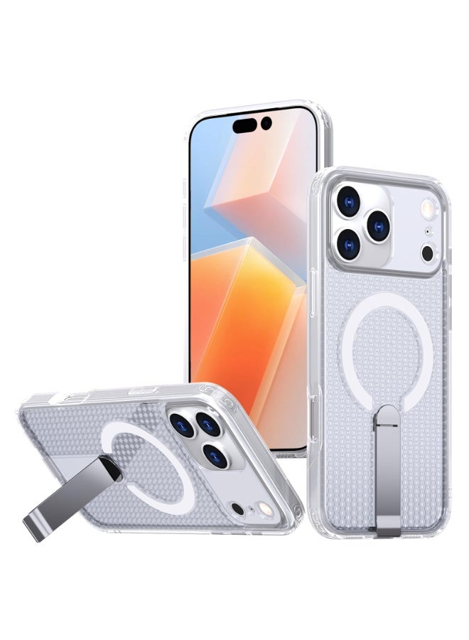 general Heat Dissipation Case for iPhone 17 Pro Max, Shockproof, Scratch-Resistant, Matte Mobile Phone Case with Stand, Breathable Heat Dissipation with Magnetic Protective Case for iPhone 17 Pro Max - Image 1