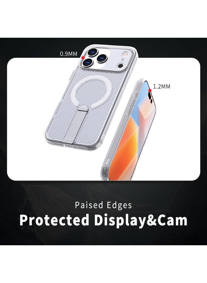 general Heat Dissipation Case for iPhone 17 Pro Max, Shockproof, Scratch-Resistant, Matte Mobile Phone Case with Stand, Breathable Heat Dissipation with Magnetic Protective Case for iPhone 17 Pro Max - Image 3