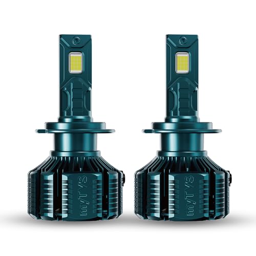 myTVS 200W LED Car Headlight Bulbs | 20000LM Super Bright 6000K LED Conversion Kit | High Power Waterproof Headlamps | Plug & Play, Long-Lasting, Universal Fit, 2-Year Warranty LED9-H7 - Image 1