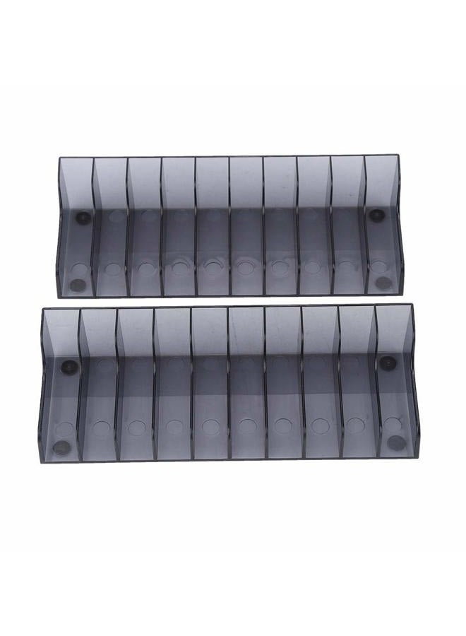 Wendry 2 PCS Game CD Storage Rack, Large Capacity Game Card Box,Corrosion Resistant Wear Resistant CD Storage Stand Holder for PS4/SLIM/PRO - Image 2