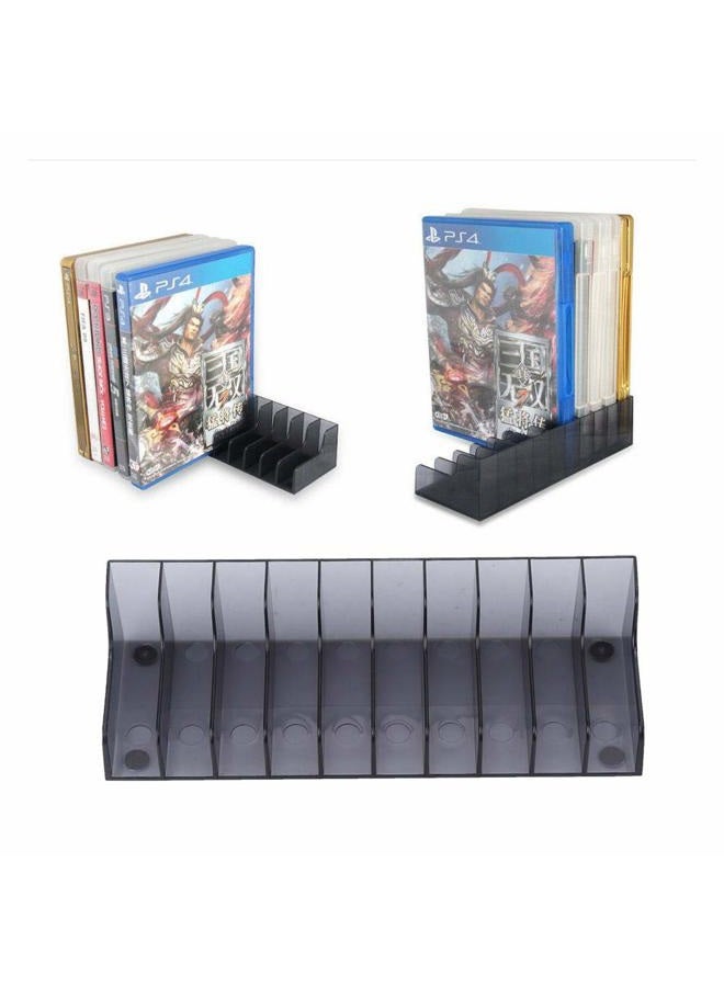 Wendry 2 PCS Game CD Storage Rack, Large Capacity Game Card Box,Corrosion Resistant Wear Resistant CD Storage Stand Holder for PS4/SLIM/PRO - Image 3