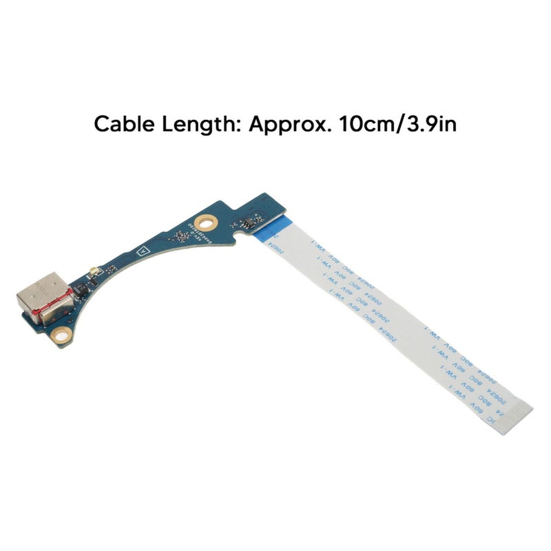 لوحة استبدال منفذ USB للكمبيوتر المحمول مع كابل لجهاز 15 DC OMEN TPN Q211 DA0G3DTBCD0 مادة ABS متينة، تتطلب تركيبًا احترافيًا. - Image 5