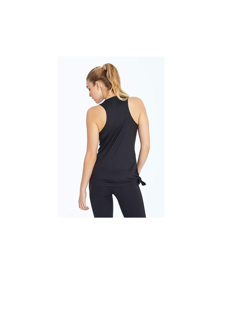 marika Black sweater with side knot - Image 2