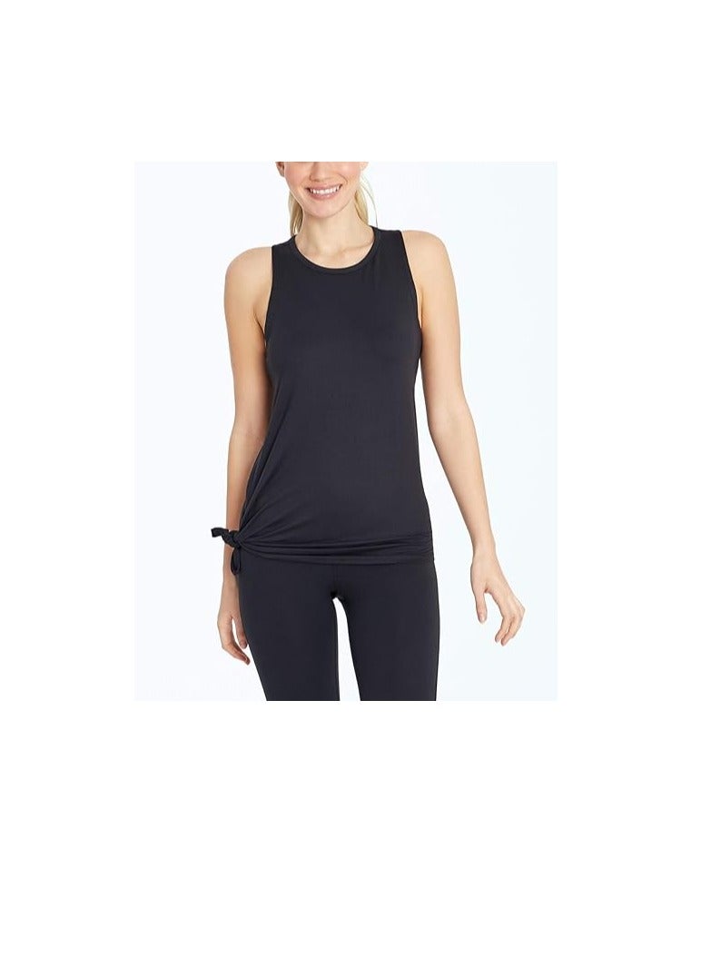 marika Black sweater with side knot - Image 1