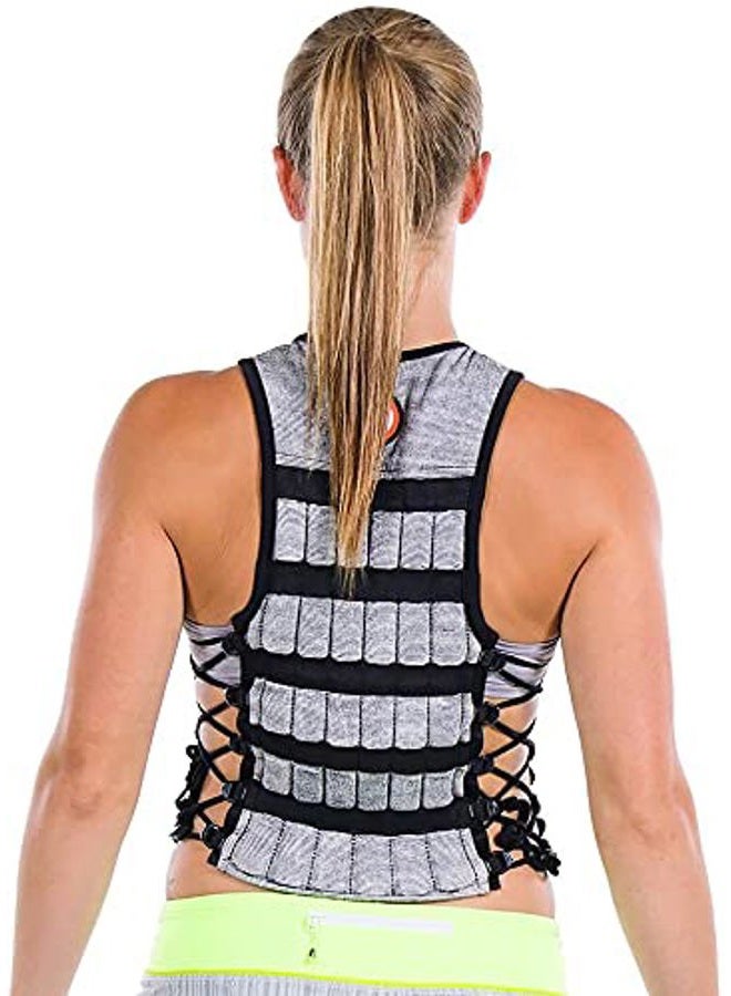 Hyperwear Hyper Vest PRO Unisex 10-Pound Adjustable Weighted Vest for Fitness Workouts Small - Image 2