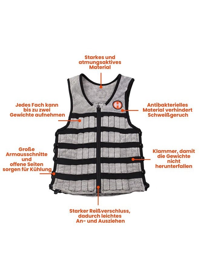 Hyperwear Hyper Vest PRO Unisex 10-Pound Adjustable Weighted Vest for Fitness Workouts Small - Image 4