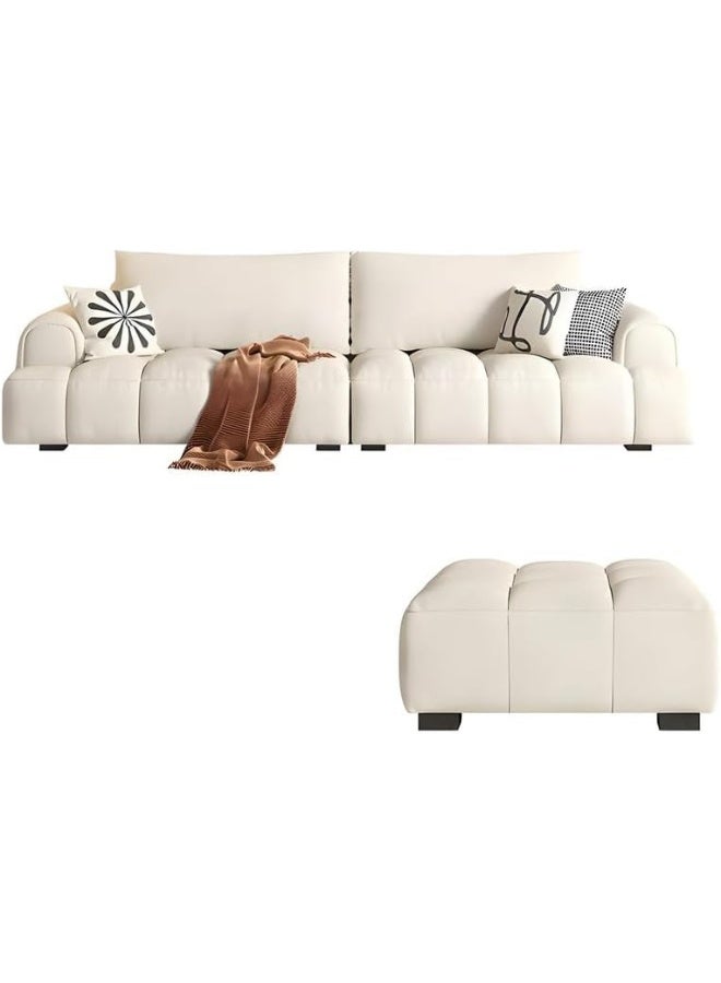 Comfynest Comfynest Recessed Arm Modern Sofa Set 