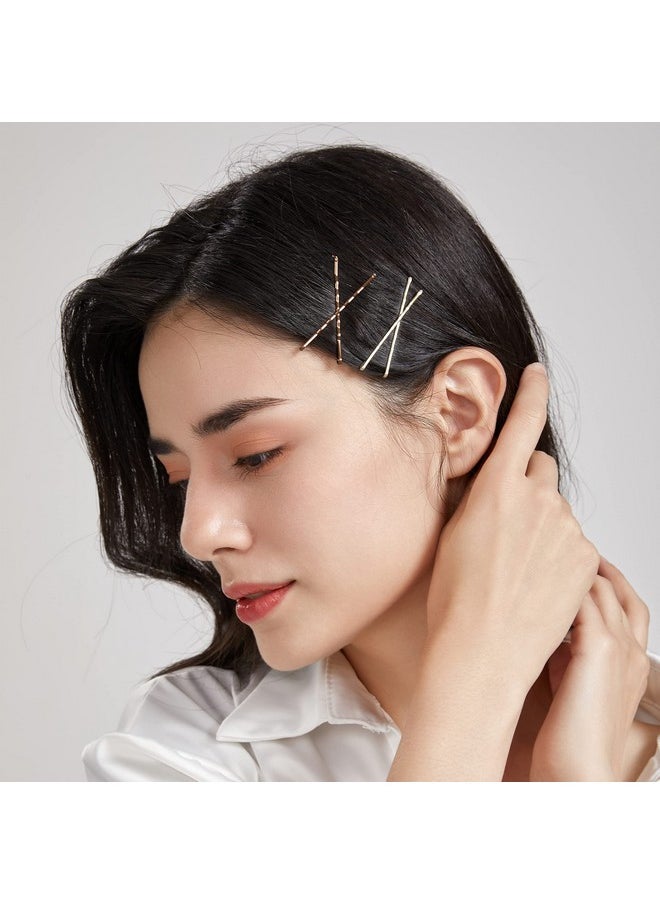 Dofash - Dofash 5CM/2in Wavy Bobby Pins Blonde Hairpins Metal Hair Grips for Hair Decoration 60pcs (Blonde) - Image 1