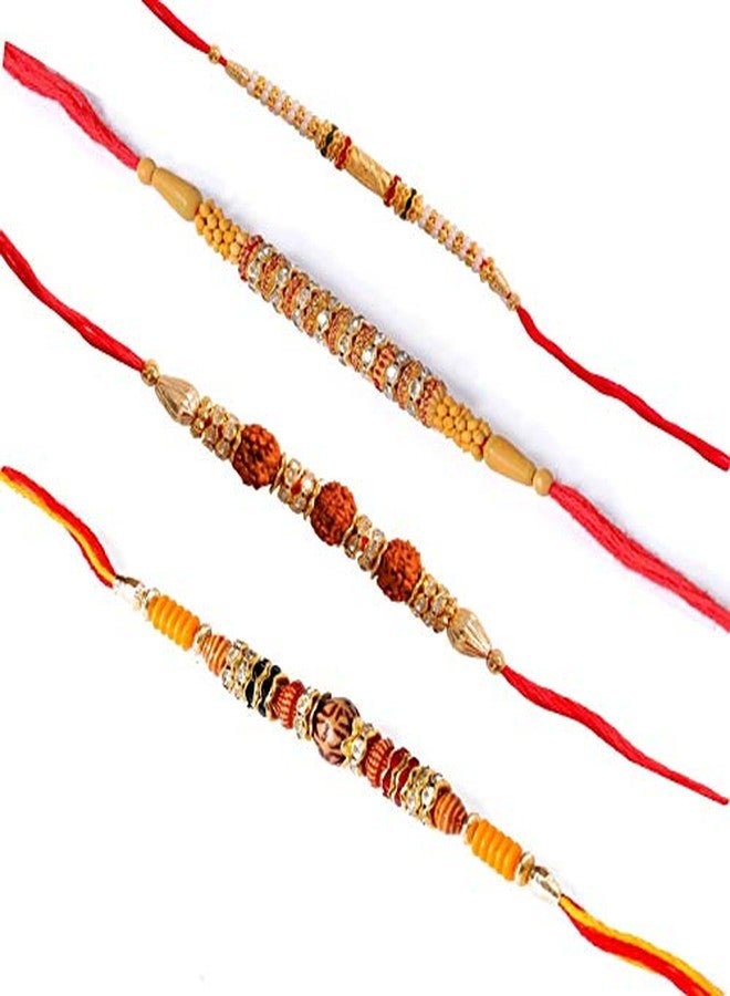 Suninow Designer Rakhi Set (Pack of 4)