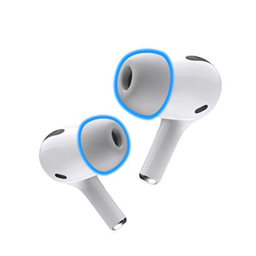 AutoLine Pro Foam Masters Memory Foam Ear Tips for AirPods Pro 1st & 2nd Gen | Comfortable | Secure | Better Noise Cancellation | Version 3.0 Replacement Buds (Small - 3 Pairs, Gray) - Image 1