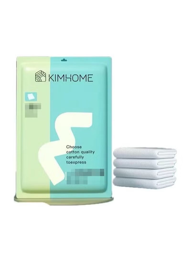 KIMHOME - 3 Piece Disposable Top-Level Scented Non-Woven（Adding Natural Wood Pulp）Single Travel Bed Sheet Set Suitable for High-End Place，Harmless Portable Hygienic Soft，Independent Packaging - Image 1