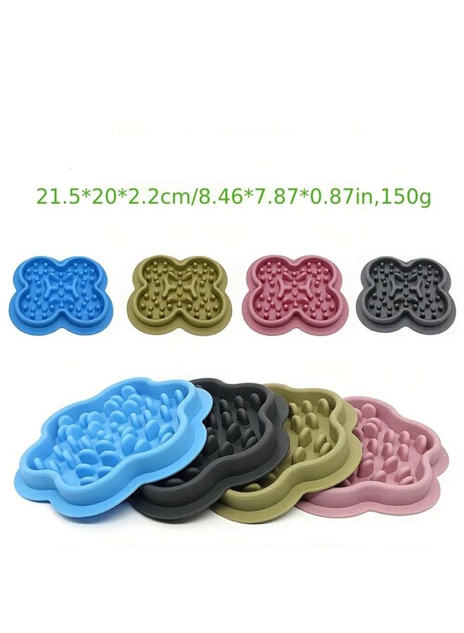 Slow Feeder Bowl And Mat 6 Transformations Anti Choke Spillproof Pet Feeding Solution - Image 3