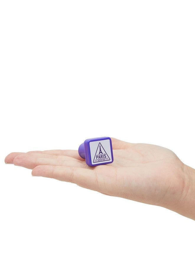 Bright Creations Passport Stamps, City and Country Stamp Set (1 x 1 in, 26 Pieces) - Image 3