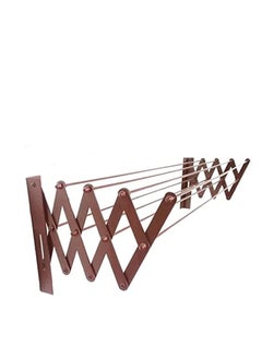 Foldable clothes rack, suitable for small spaces, 80 cm, brown - pzsku/Z7A1C8425548742D8D6ECZ/45/_/1704977377/0c5bd760-0cba-494d-b645-612962ab47a7