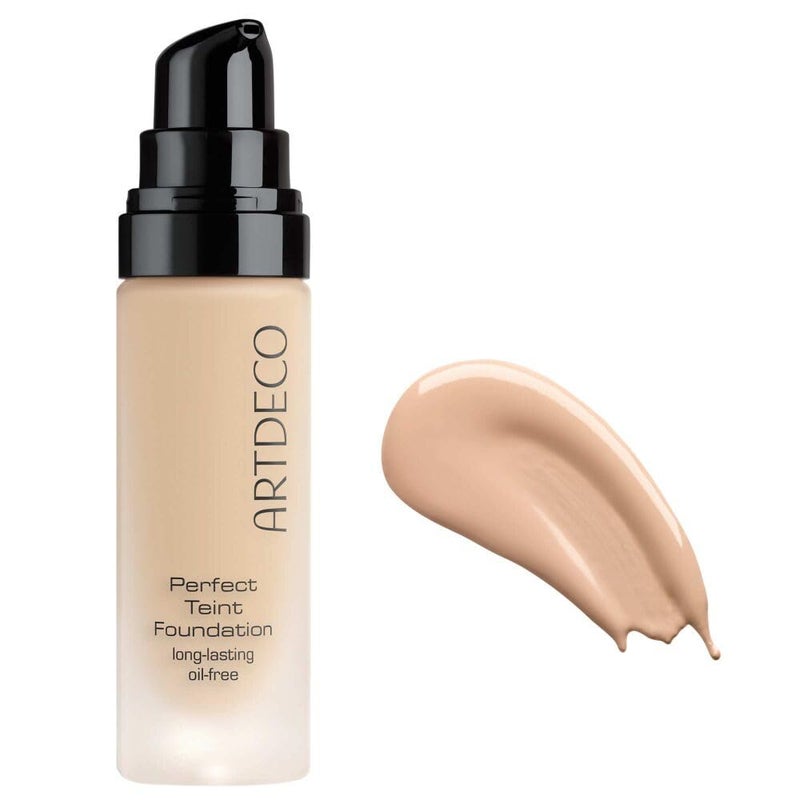 ARTDECO Perfect Teint Foundation  Light Bisque N16  Lightweight Liquid Formula  Medium to Full Coverage  Without MaskLike Effect  Conceals Imperfections  Vegan Makeup  Hyaluron  067 Fl Oz