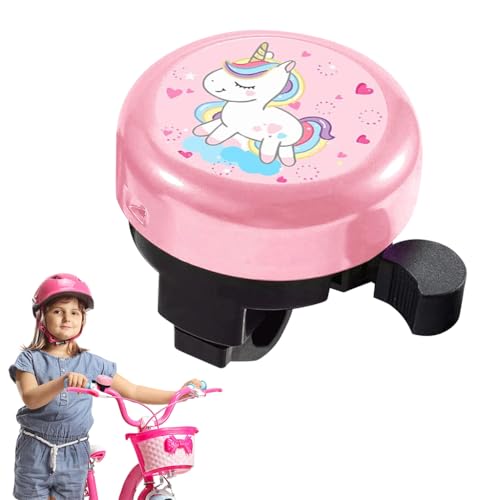 Proberos® Kids Bicycle Bell, Pink Cartoon Bicycle Bell, Lightweight Steel Design, Cycle Bell for Bicycle for Kids, Ultra Loud Cycle Hornfor 22mm Tube - Image 1