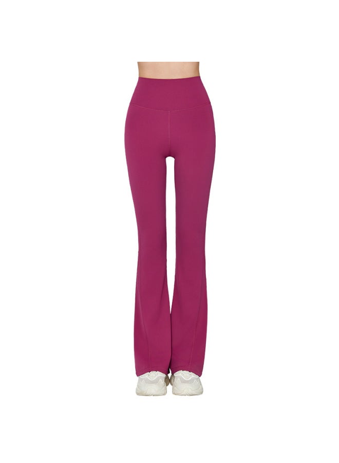 Peach Yoga Bell-bottom Pants For Women, High-end, High-end, No Awkward Lines, Sweatpants, Slimming Look, Wide-leg Tights - Image 5