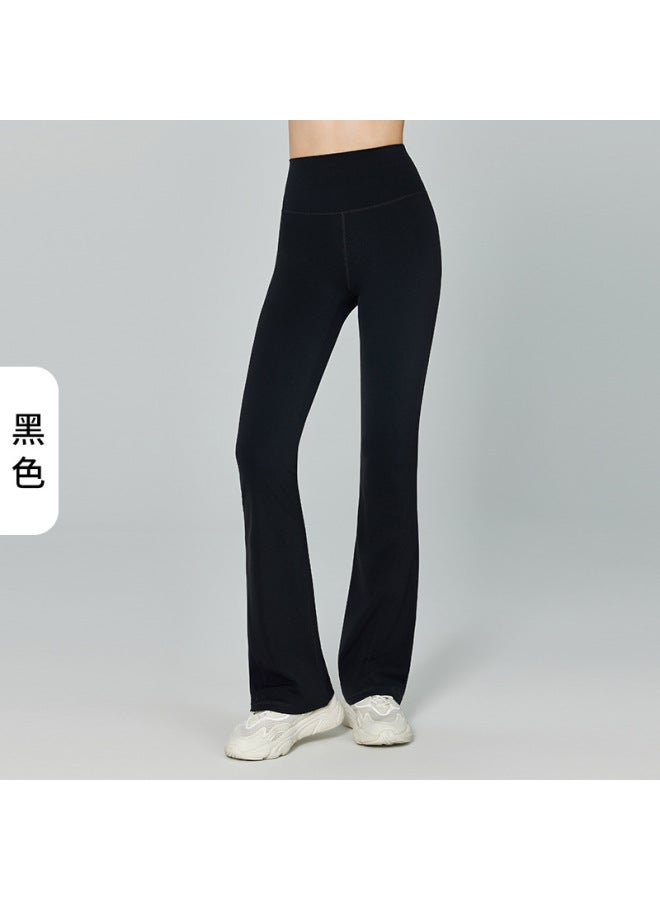 Peach Yoga Bell-bottom Pants For Women, High-end, High-end, No Awkward Lines, Sweatpants, Slimming Look, Wide-leg Tights - Image 1