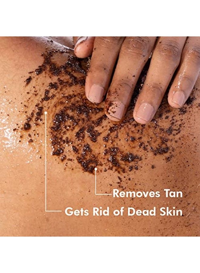 MCaffeine Exfoliating Coffee Body & Face Scrub For Tan Dirt & Blackhead Removal ; Value Pack ; De Tan Bathing Scrub Combo For Women & Men With Coffee Body Scrub (55Gm) & Espresso Face Scrub (75Gm)  - Image 4