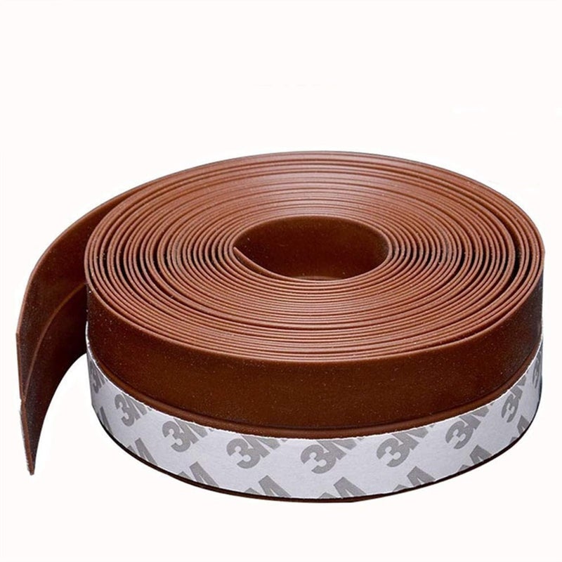 SYADEL Silicone Door Strips Door Weather Silicone Door Tape Gaps Sealer for Cockroach Insect Bugs Stopper 2 Meter - Image 1