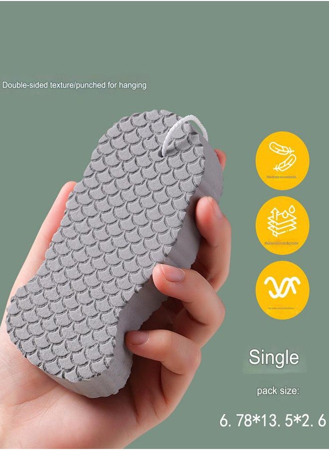 MHD Baby Bath Soft Sponge Rub Gray Bath Sponge  - Image 1