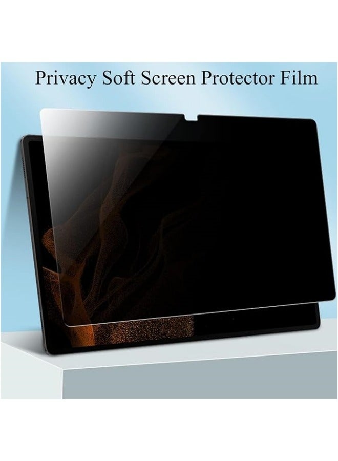 عام محمي الشاشة الخاص بالخصوصية متوافق مع Samsung Galaxy Tab S8 Ultra 5G 14.6 Inch 2022 (SM-X900/SM-X906)، فيلم حماية شاشة ناعم غير لامع ومقاوم للخدوش ومانع للتجسس. - Image 4